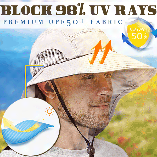 All-Round Sun Protective Outdoor Fisherman Hat