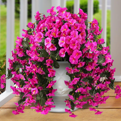 🔥Last Day 75% OFF🔥-On Sale-Artificial Faux Hanging Flowers Plants - UV resistant, Waterproof,Windproof