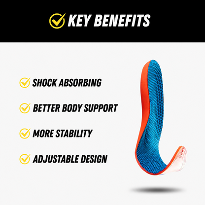 👣 Orthopedic Arch Support Insoles – All-Day Comfort for Tired, Aching Feet