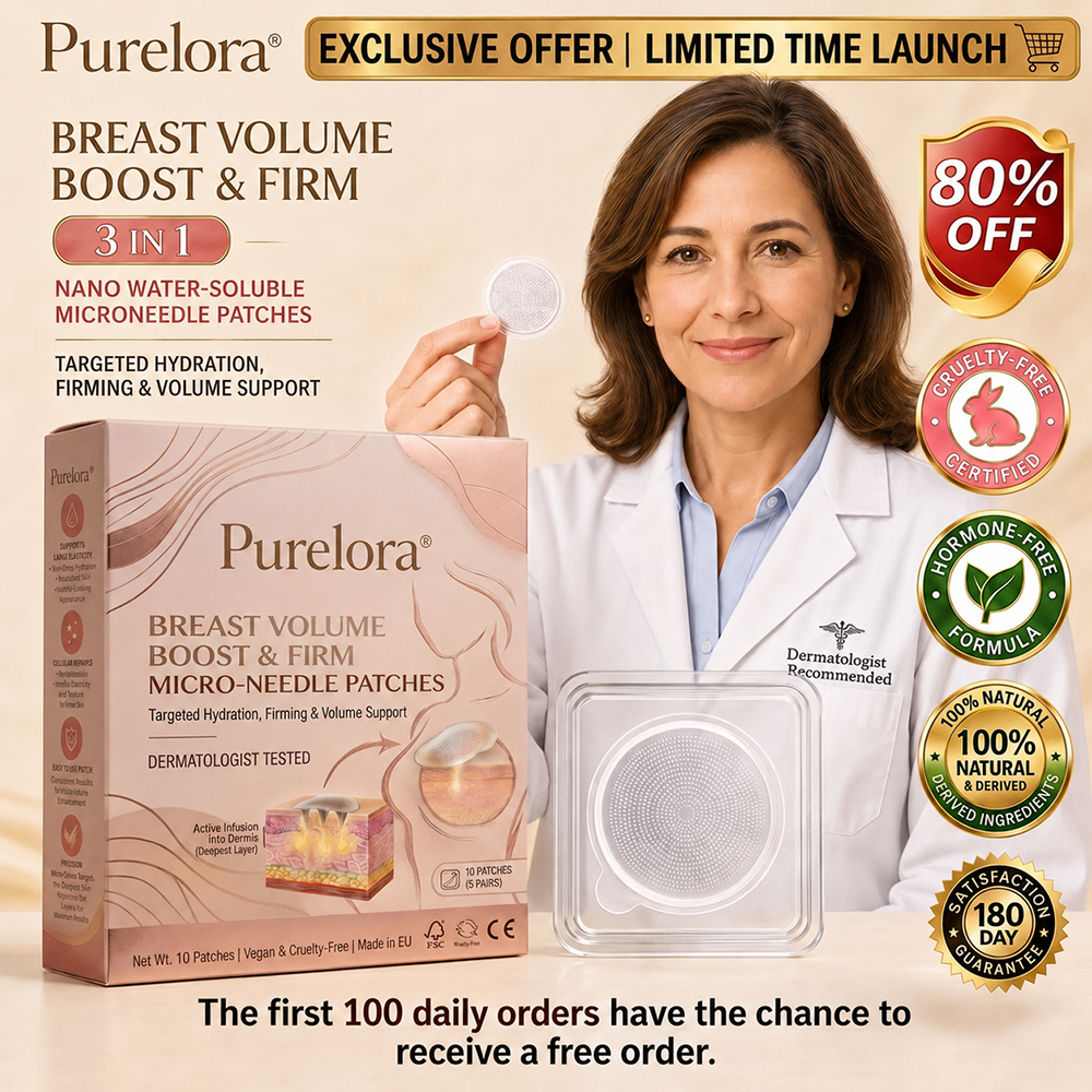 💥𝐏𝐮𝐫𝐞𝐥𝐨𝐫𝐚® 💥Targeted Breast Enhancement Advanced Nano Microneedle Patch💥💥💥