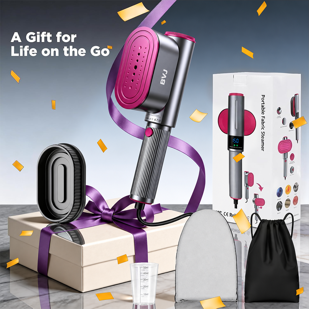 🔥 𝑳𝑨𝑺𝑻 𝑫𝑨𝒀 𝑺𝑨𝑳𝑬-𝟖𝟎% 𝑶𝑭𝑭 🏆 1200W 2-in-1 Handheld Garment Steamer & Iron – Fast Heat-Up, Portable Travel Steamer