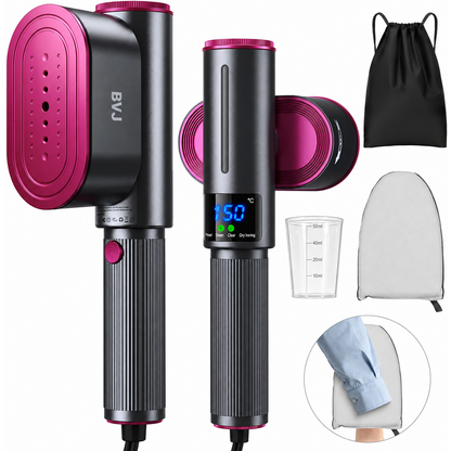 🔥 𝑳𝑨𝑺𝑻 𝑫𝑨𝒀 𝑺𝑨𝑳𝑬-𝟖𝟎% 𝑶𝑭𝑭 🏆 1200W 2-in-1 Handheld Garment Steamer & Iron – Fast Heat-Up, Portable Travel Steamer
