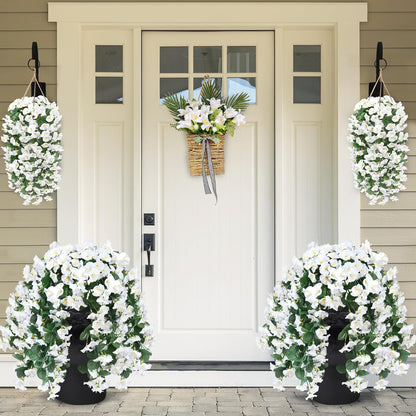 🪴On Sale-Artificial Faux Hanging Flowers Plants - UV resistant, Waterproof,Windproof