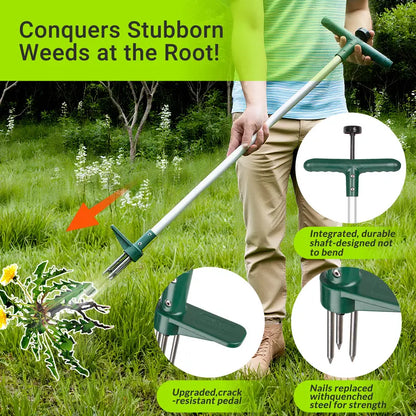 Stand-Up Lawn Root Puller