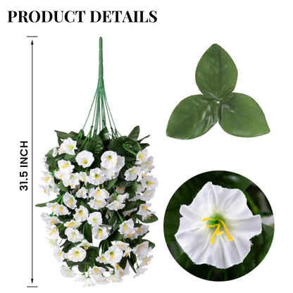 🔥Last Day 75% OFF🔥-On Sale-Artificial Faux Hanging Flowers Plants - UV resistant, Waterproof,Windproof