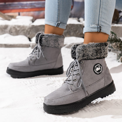 🔥Last Day Promotion 50% OFF - Women'S Winter Warm Fleece-Lined High-Top Boots