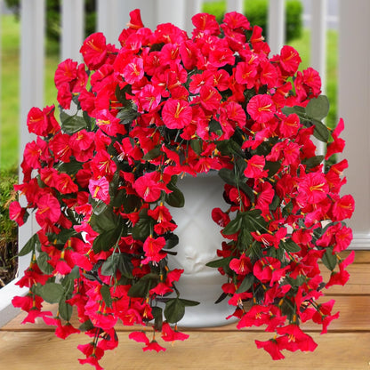 🔥Last Day 75% OFF🔥-On Sale-Artificial Faux Hanging Flowers Plants - UV resistant, Waterproof,Windproof