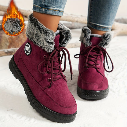 🔥Last Day Promotion 50% OFF - Women'S Winter Warm Fleece-Lined High-Top Boots