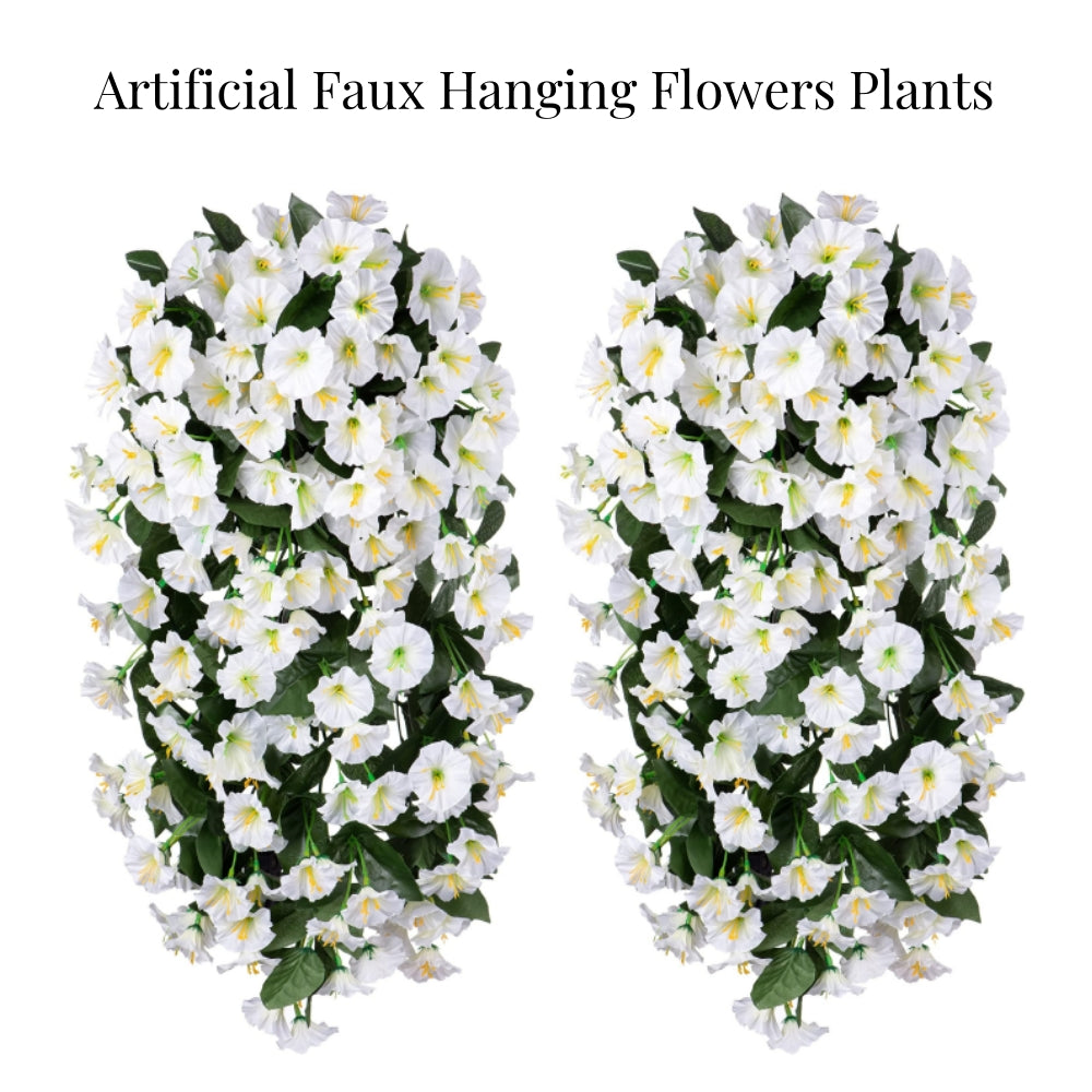 🪴On Sale-Artificial Faux Hanging Flowers Plants - UV resistant, Waterproof,Windproof