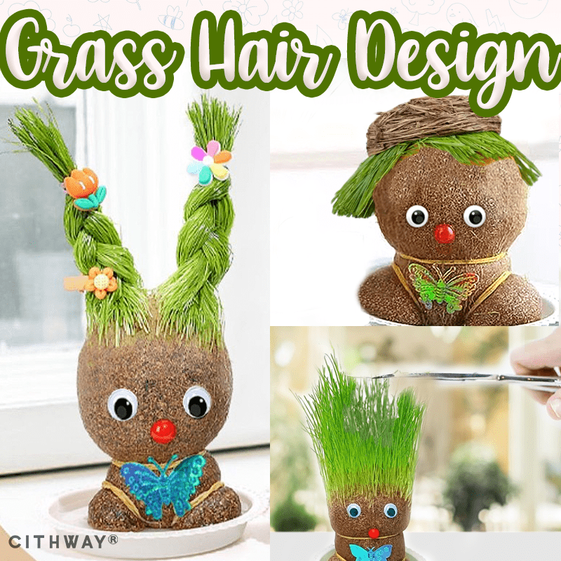 Grass Head Doll